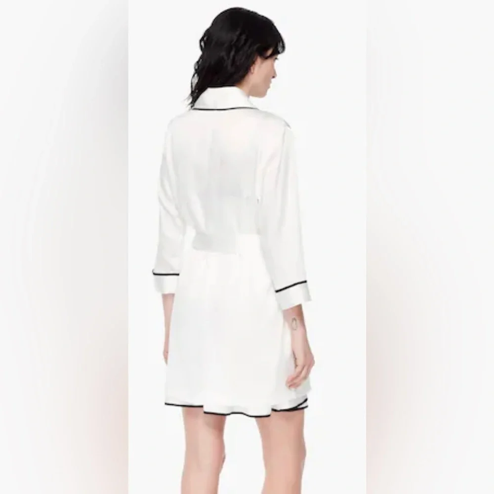 Kate spade Embroidered Mrs robe wedding extra small extra small XS/small